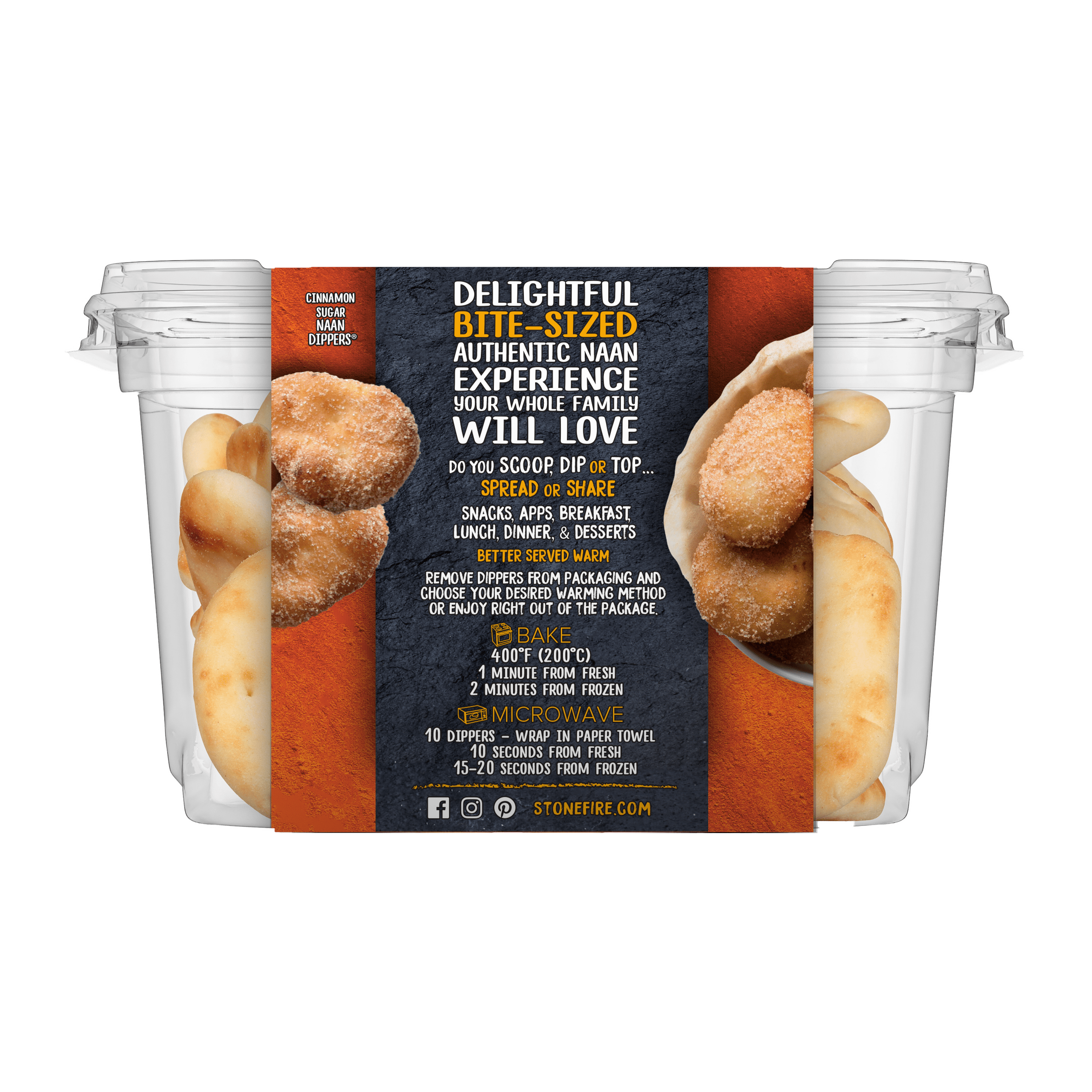 Stonefire Original Naan Dippers Butter Flavor 7.05 Oz 1 Count
