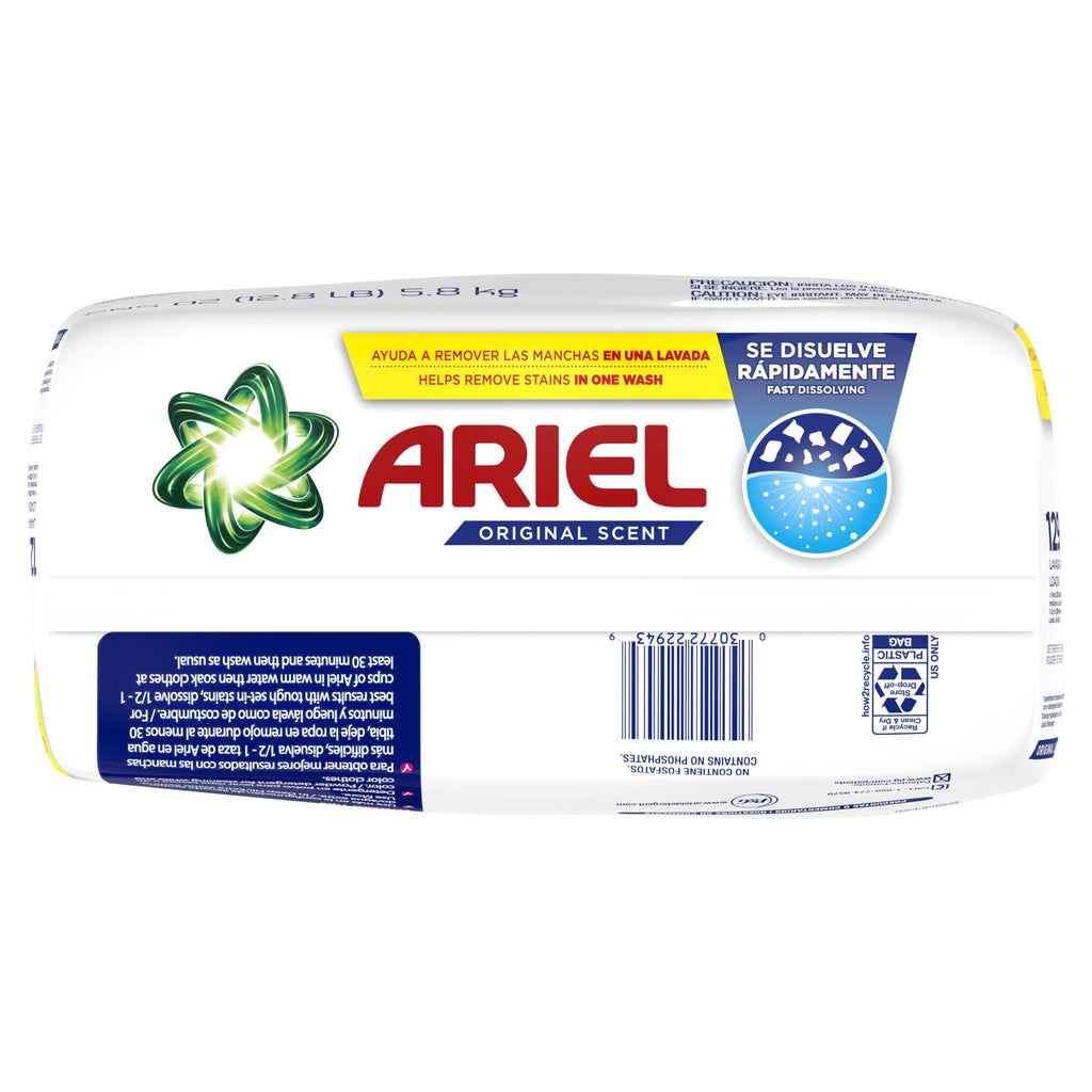 Ariel Powder Laundry Detergent Original Scent 129 Loads 205 oz