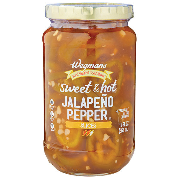 Wegmans Sweet & Hot Jalapeno Pepper Slices 12 Fl Oz
