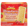 Wegmans Strawberry Shortcake Ice Cream Sandwiches 6 Count 21 Fl Oz