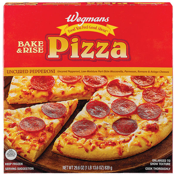 Wegmans Bake & Rise Uncured Pepperoni Pizza 29.6 oz