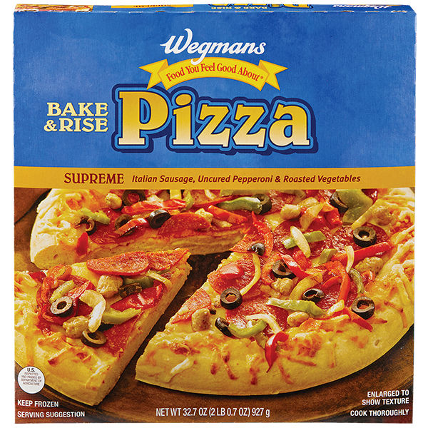 Wegmans Bake & Rise Supreme Pizza 32.7 Oz