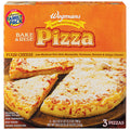 Wegmans Frozen Bake & Rise Four Cheese Pizza 3 Pack 84.6 Oz