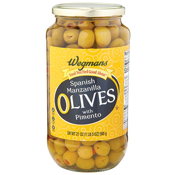 Wegmans Spanish Manzanilla Olives with Pimento 7 Oz