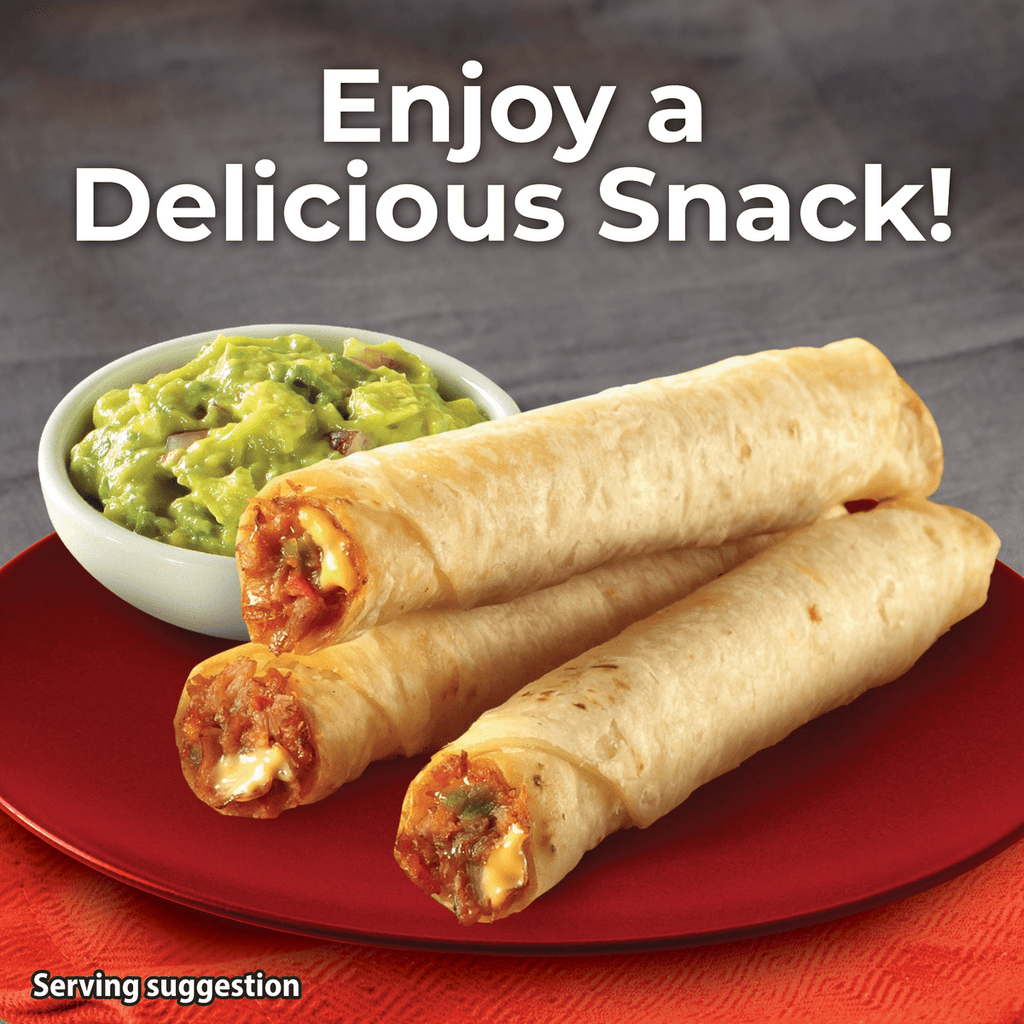 El Monterey Steak & Cheese Flour Taquitos Frozen 44 Count 44 Oz