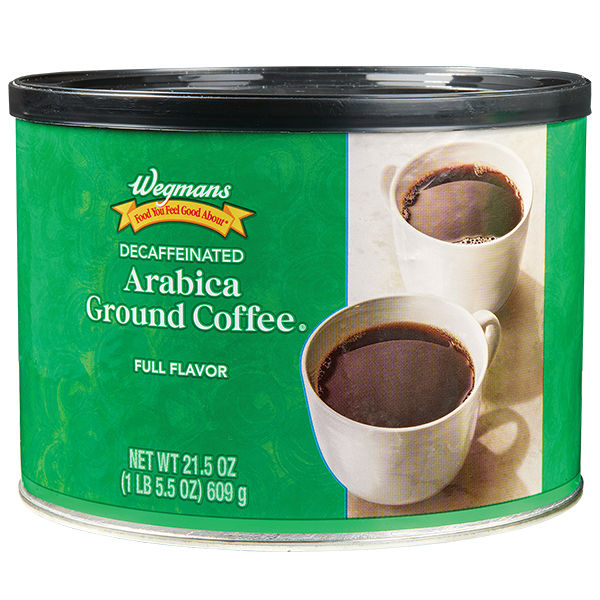 Wegmans Decaffeinated Arabica Ground Coffee Full Flavor 12 oz