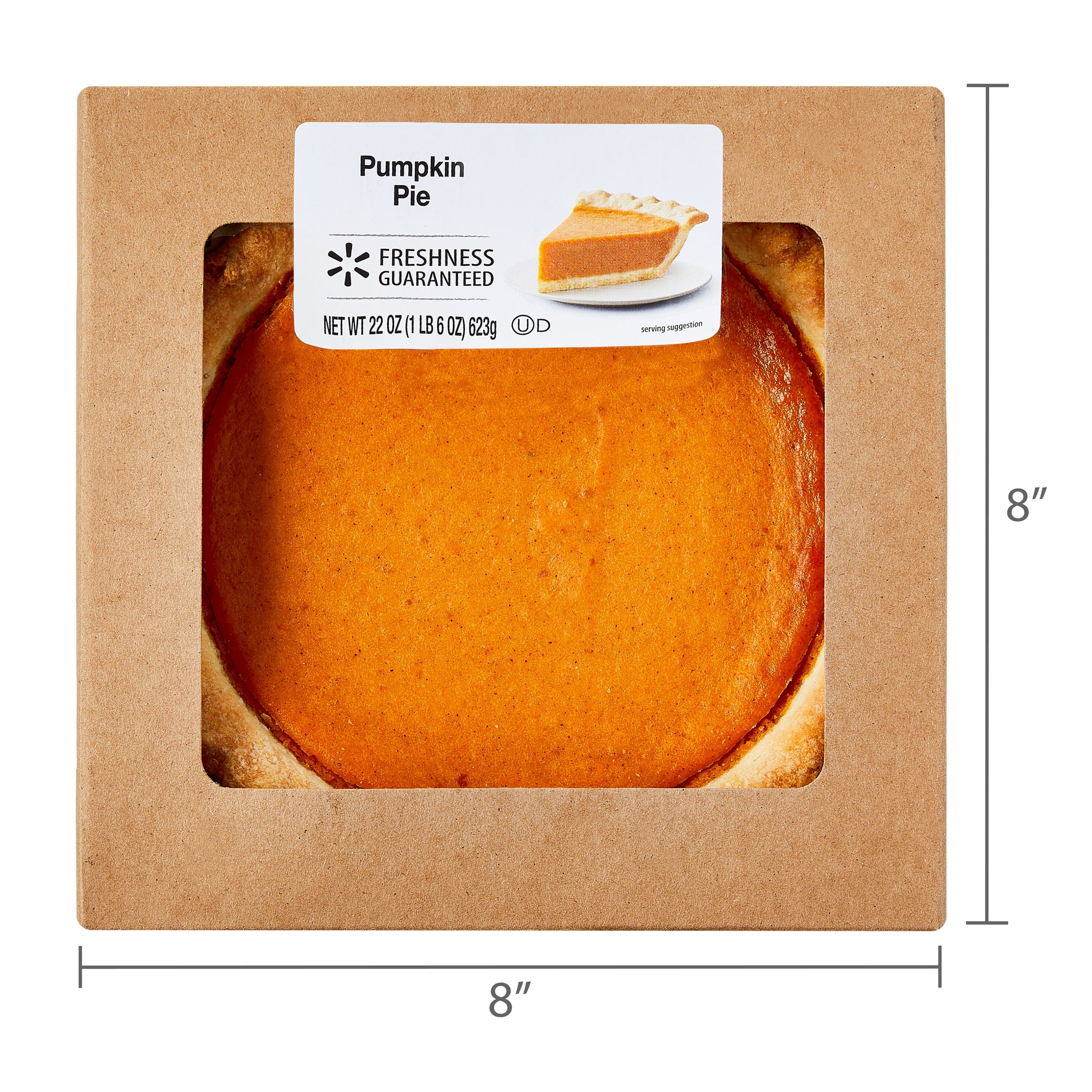 Baked Pumpkin Pie 22 Oz Shelf-Stable Freshness Guaranteed