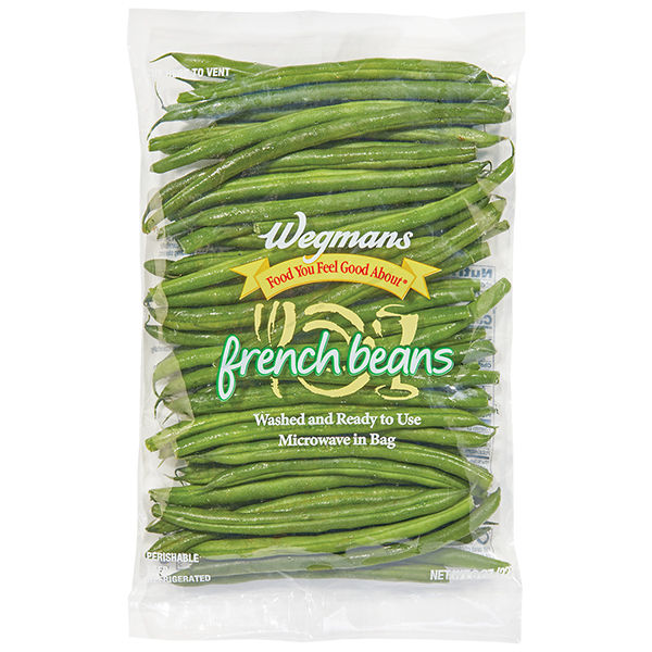 Wegmans Cleaned & Cut Microwavable French Beans 8 Oz