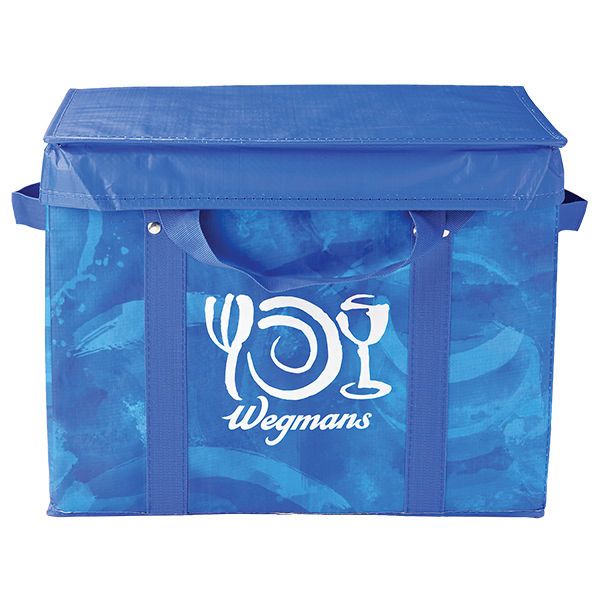 Wegmans Insulated Premium Box Tote With Velcro Lid
