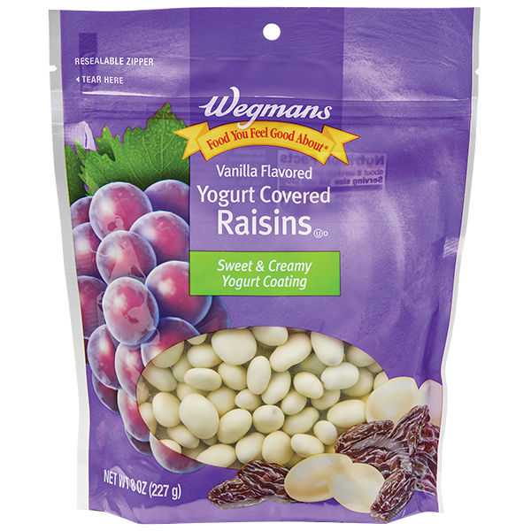 Wegmans Vanilla Flavored Yogurt Covered Raisins
