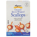 Wegmans Frozen Uncured Bacon-Wrapped Scallops 12 Count
