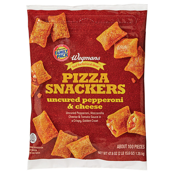 Wegmans Uncured Pepperoni & Cheese Pizza Snackers 47.6 Oz