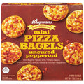 Wegmans Mini Uncured Pepperoni Pizza Bagels Food You Feel Good About 9 Count 9.6 oz