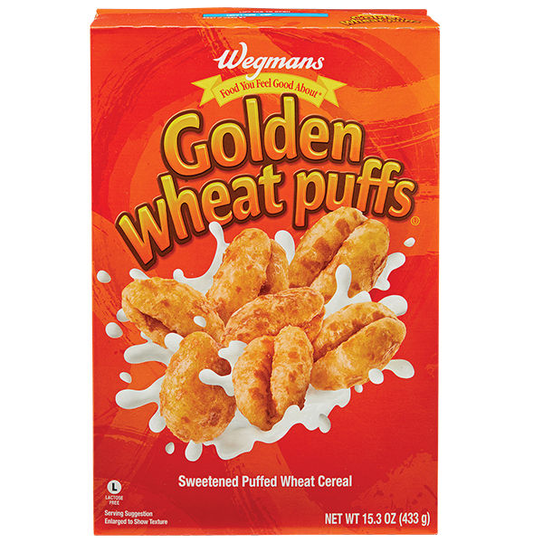 Wegmans Golden Wheat Puffs Cereal 15.3 oz