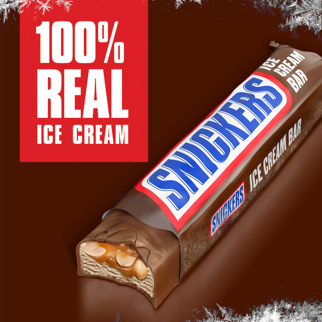 Snickers Peanut Butter Ice Cream Bars 12 Count 24 Fl Oz