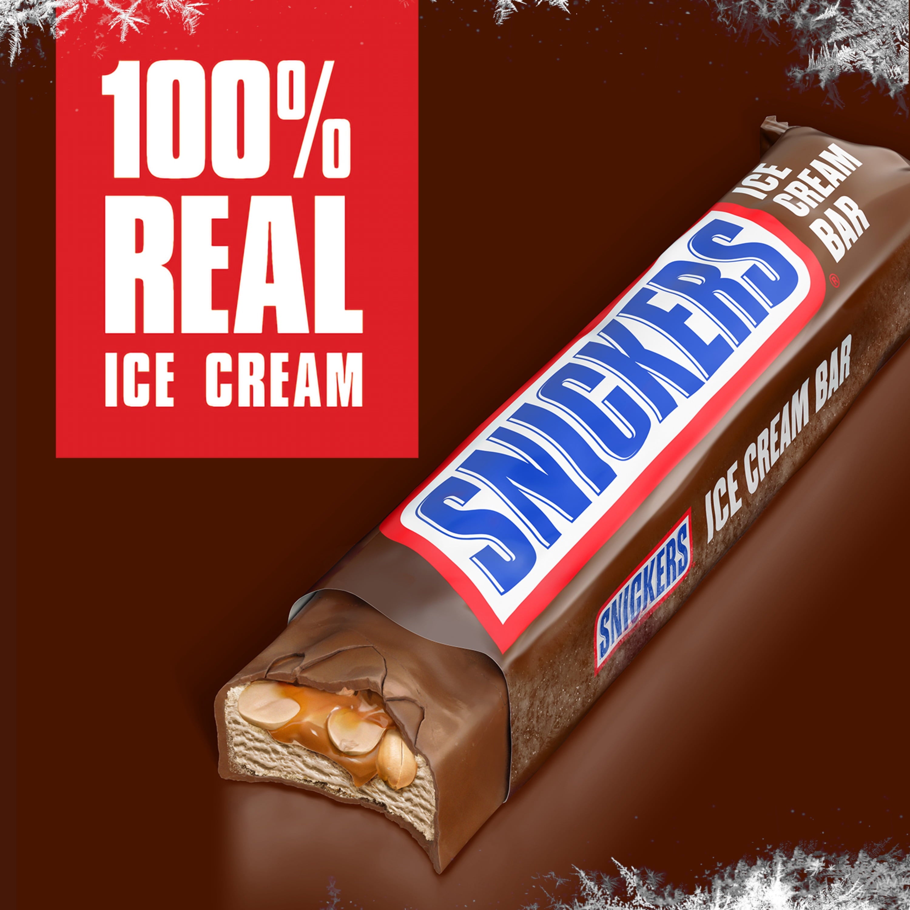 Snickers Peanut Butter Ice Cream Bars 12 Count 24 Fl Oz