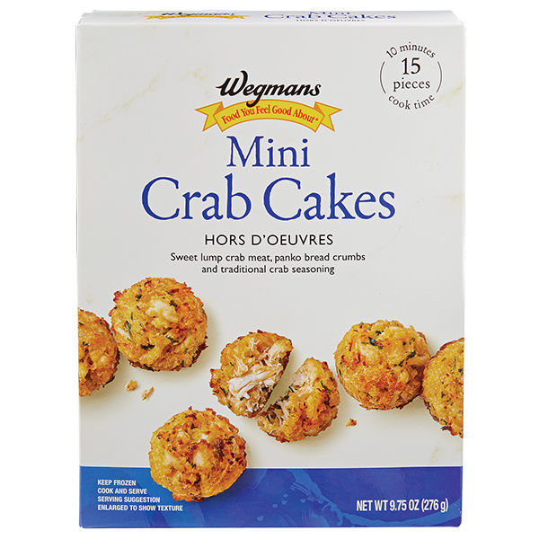 Wegmans Frozen Mini Crab Cakes 15 Count 9.75 Oz