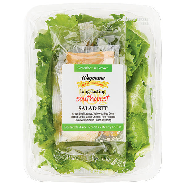 Wegmans Greenhouse Grown Southwest Salad Kit 9.25 Oz