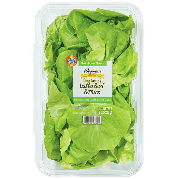 Wegmans Greenhouse Grown Butterleaf Lettuce 1 Head Family Pack