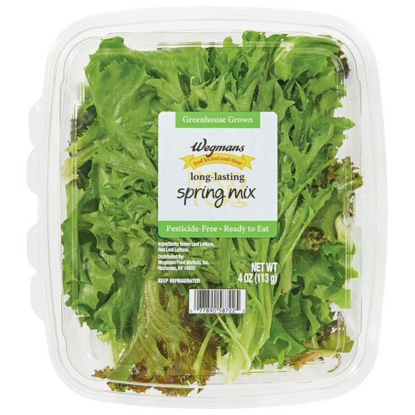 Wegmans Greenhouse Grown Spring Mix 5 Oz