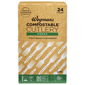 Wegmans Compostable Forks Cutlery 50 Count