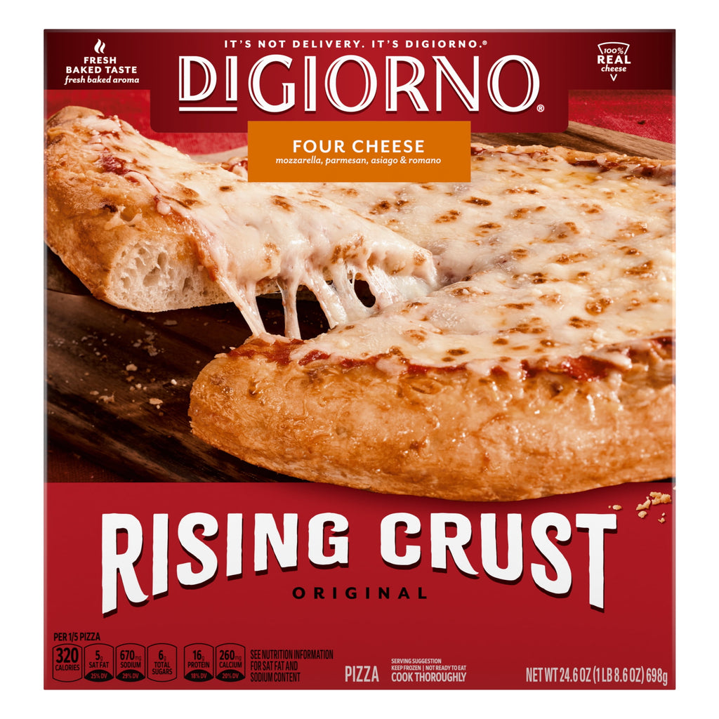 DiGiorno Rising Crust Four Cheese Frozen Pizza 24.6 Oz