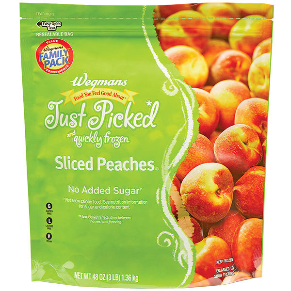 Wegmans Frozen Sliced Peaches 48 Oz