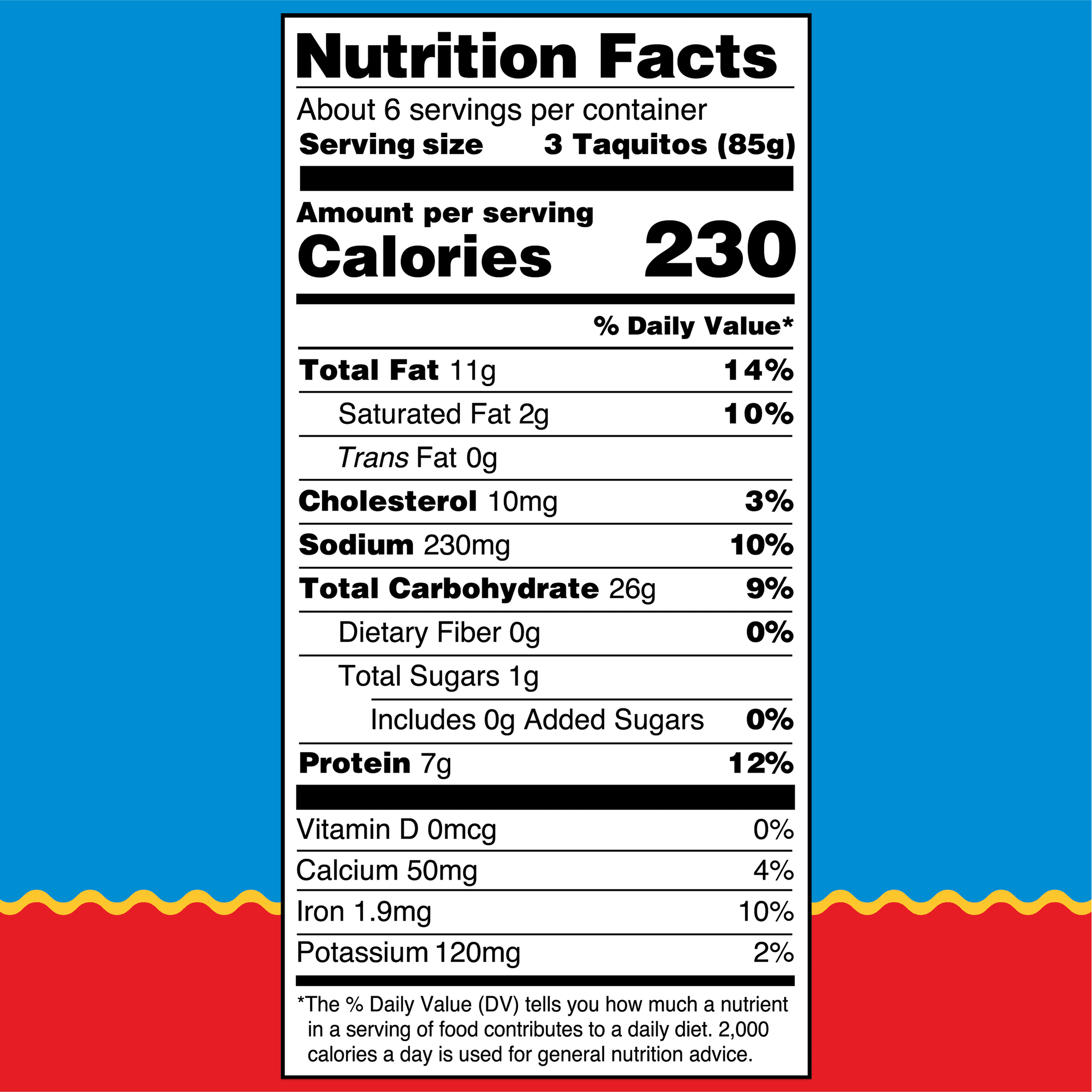 El Monterey Chicken & Cheese Flour Taquitos Frozen 20 Oz 20 Count