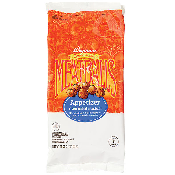 Wegmans FYFGA Appetizer Meatballs 16 Oz