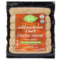 Wegmans Organic Wild Mushroom & Herb Chicken Sausage-12 oz