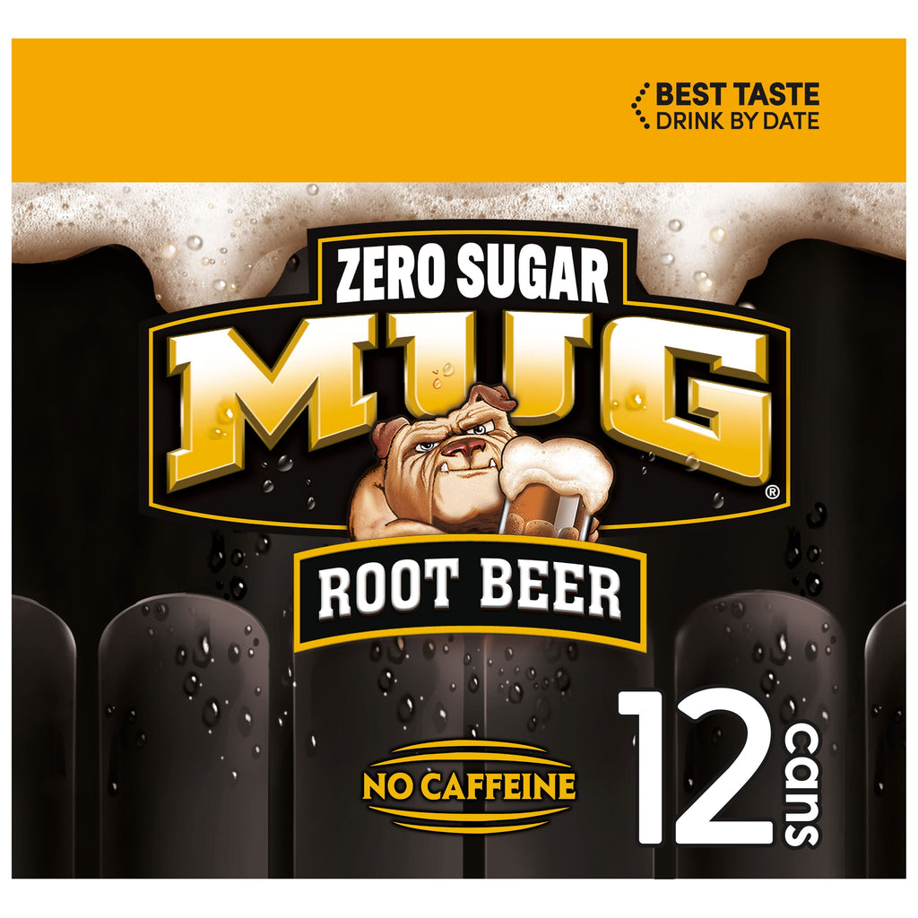 Mug Zero Sugar Root Beer Soda Pop Cans 12 Fl Oz 12 Pack