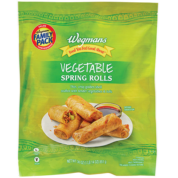 Wegmans Vegetable Spring Rolls Family Pack 15 Count 30 Oz