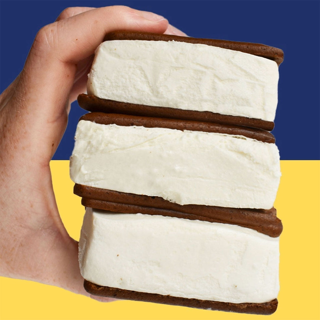 FatBoy Premium Vanilla Ice Cream Sandwiches 12 Count 60 Fl Oz