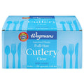 Wegmans Assorted Plastic Full-Size Clear Cutlery 360 Count Family Pack