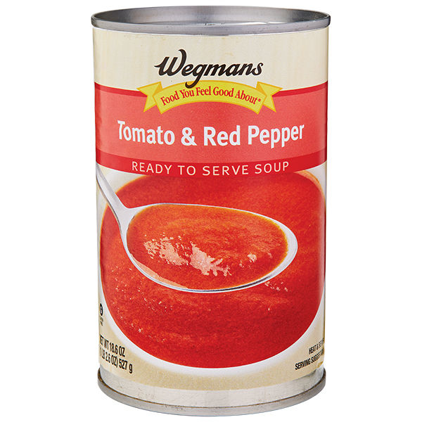 Wegmans Tomato & Red Pepper Soup 18.6 Oz
