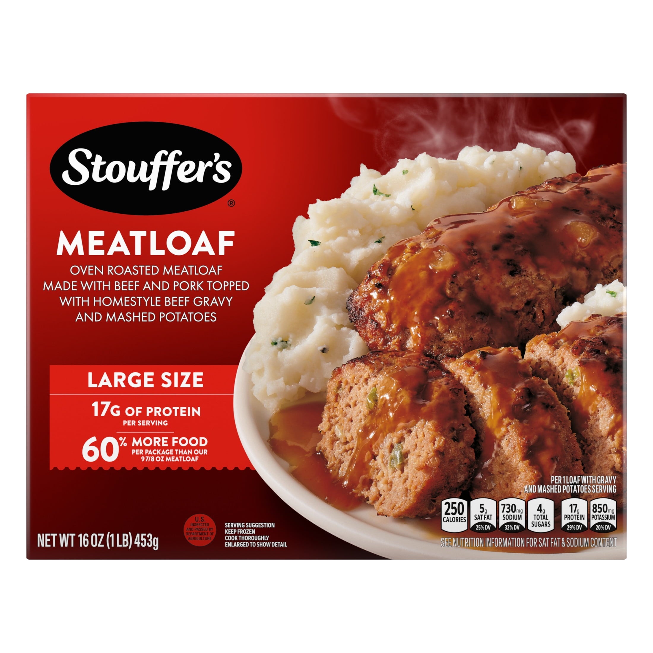Stouffer's Meatloaf Frozen Dinner 16 Oz 2 Count
