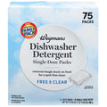 Wegmans Dishwasher Detergent Single Dose Packs Free & Clear 75 Count