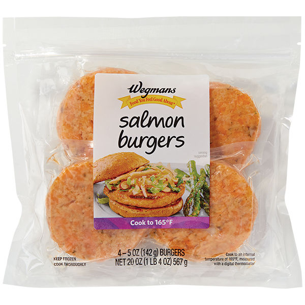 Wegmans Salmon Burgers 20 Oz