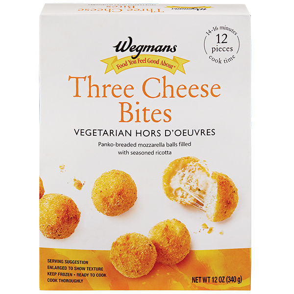 Wegmans Three Cheese Bites 12 Count 10 Oz