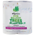 Wegmans Paper Towels Printed Full Sheet 2 Rolls