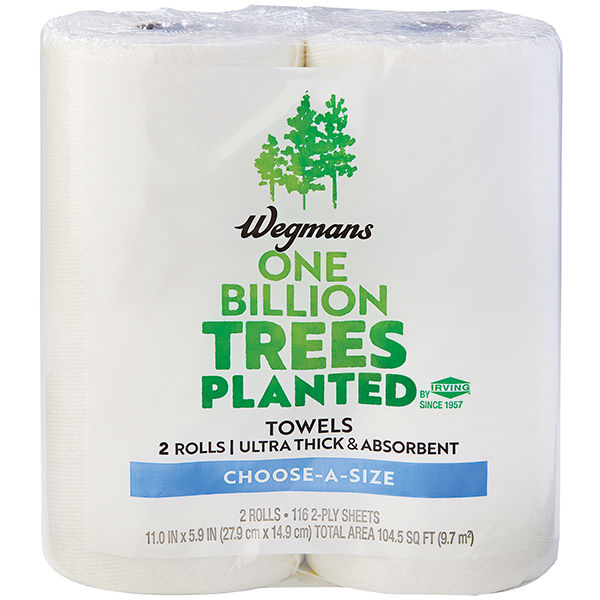 Wegmans Paper Towels Choose-A-Size 2 Rolls