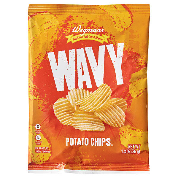 Wegmans Original Wavy Potato Chips 1.3 Oz