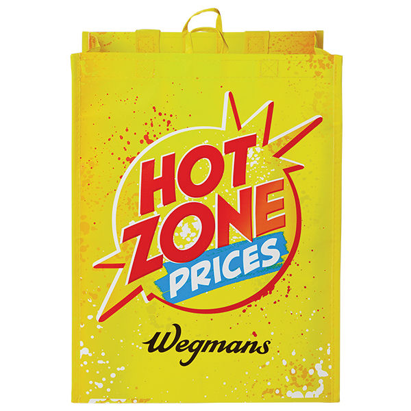 Wegmans Reusable Shopping Bag Hot Zone