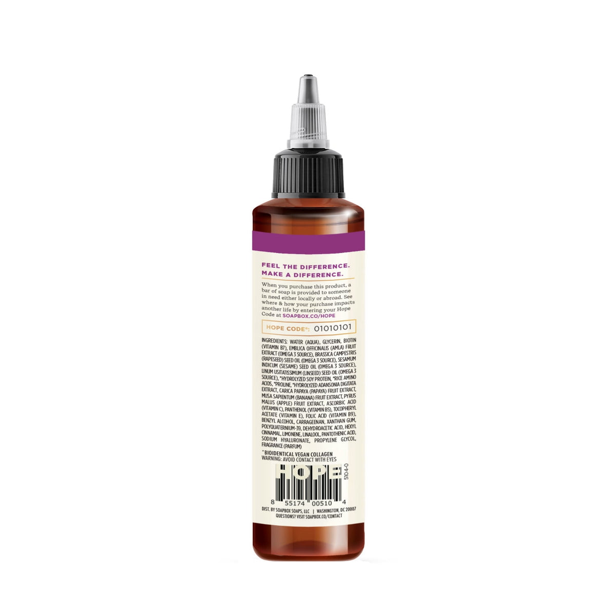 Soapbox Oh My Growth Lengthening Vitamin Booster Rinse-Out Treatment with Biotin B7 5 fl oz