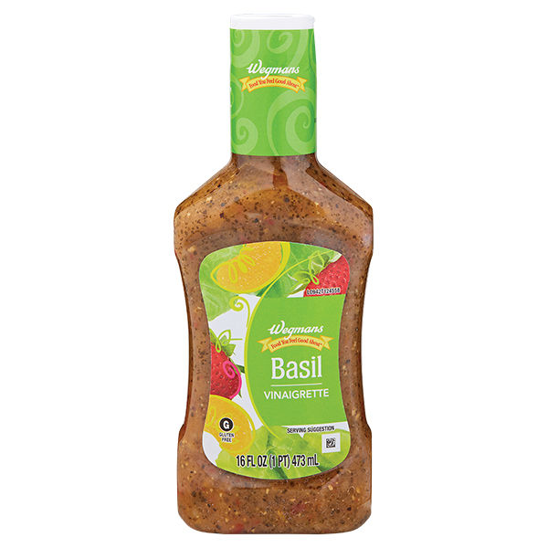 Wegmans Basil Vinaigrette Salad Dressing 16 fl oz