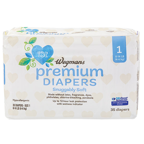 Wegmans Premium Diapers Size 1 35 Count