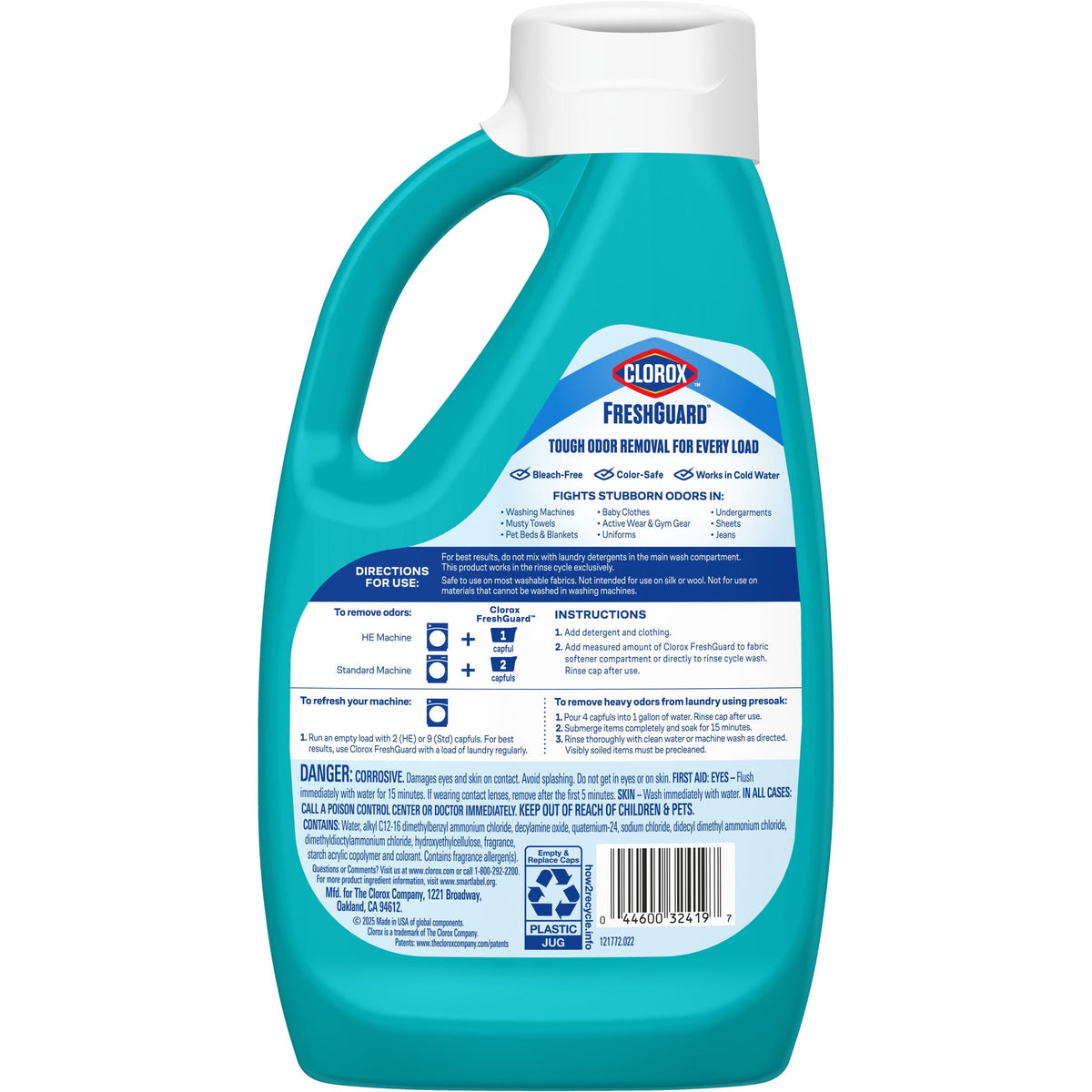Clorox Fresh Guard Laundry Odor Remover Clean Linen Scent 42 fl oz