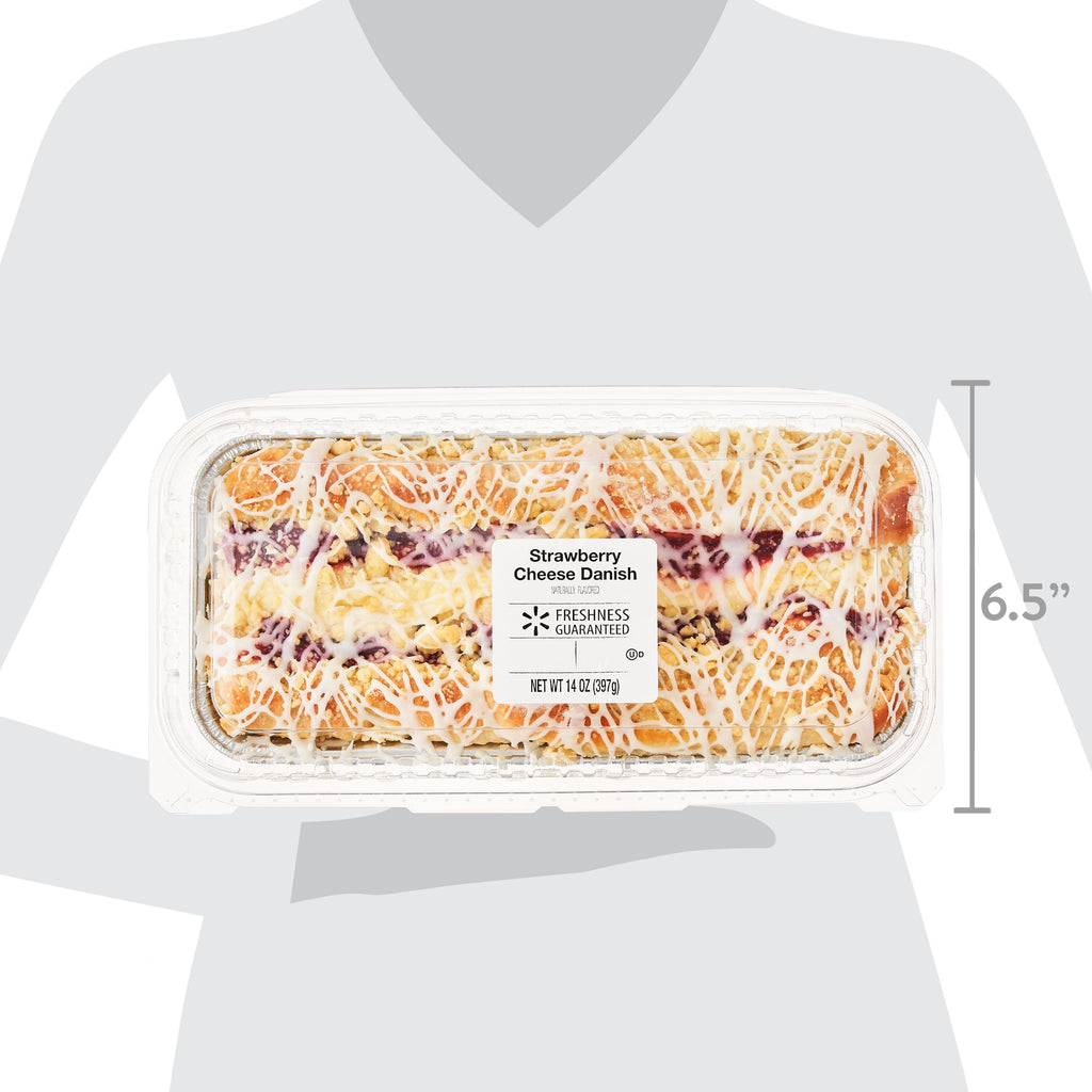 Strawberry Cheese Danish Pastry 14 Oz Freshness Guaranteed