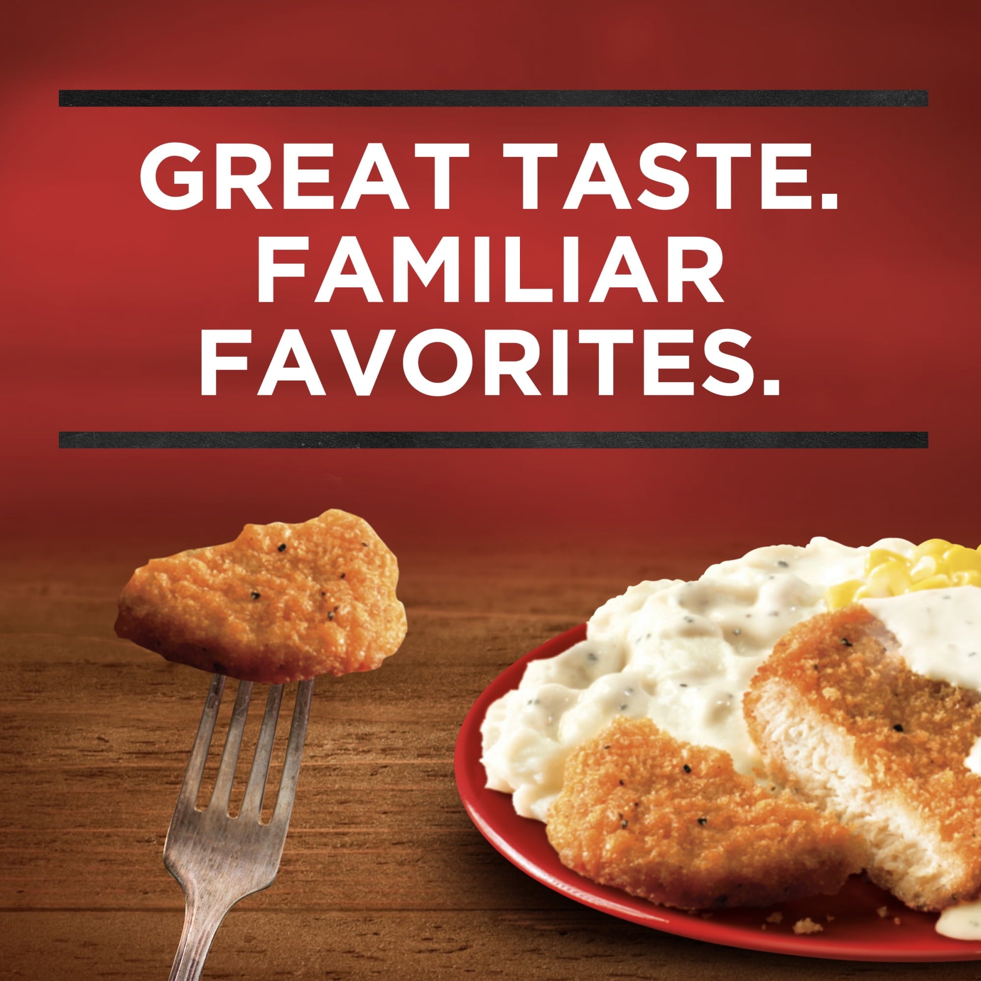 Banquet Chicken Fried Chicken Frozen Meal 10.1 Oz