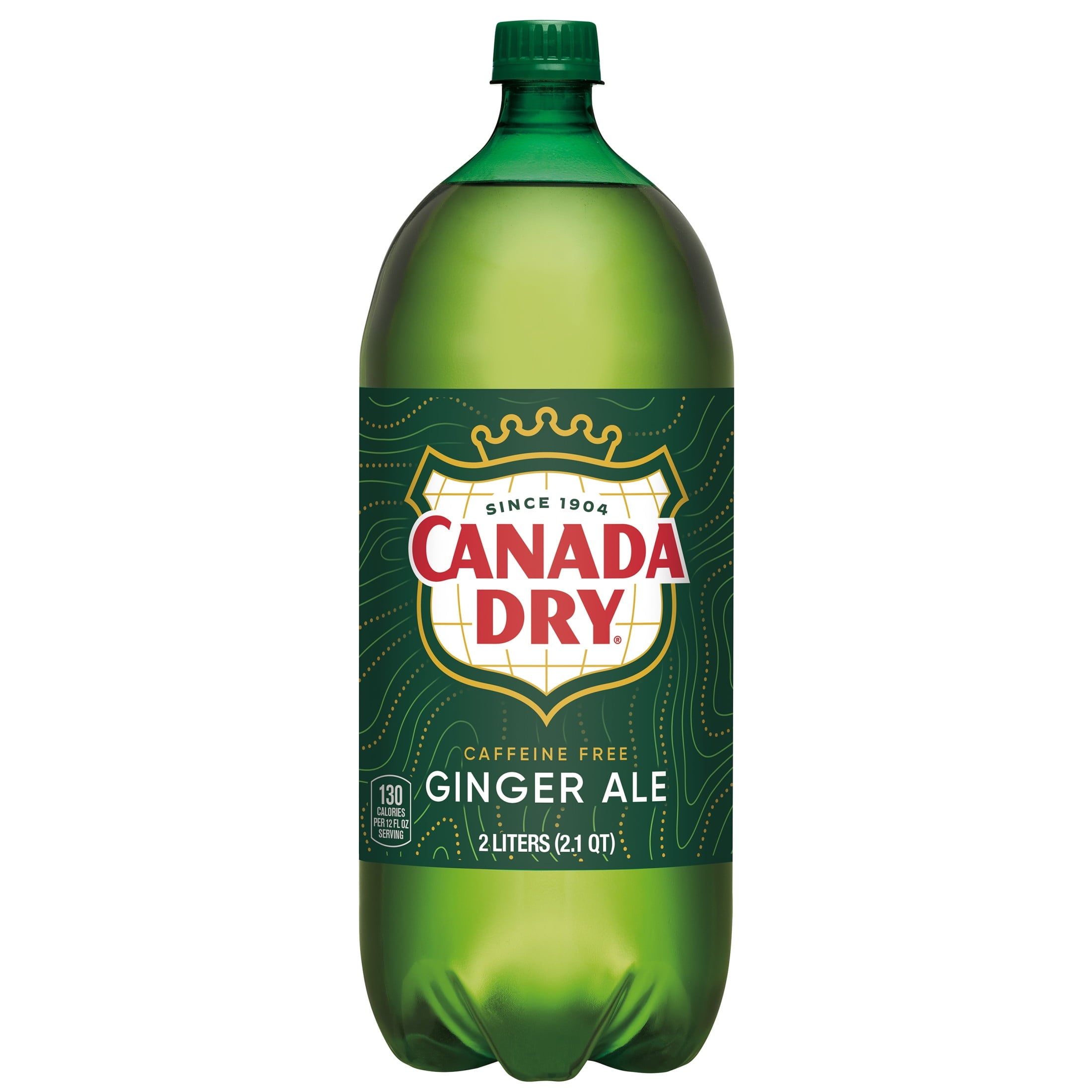 Canada Dry Caffeine Free Ginger Ale Soda Pop Bottle 2 L